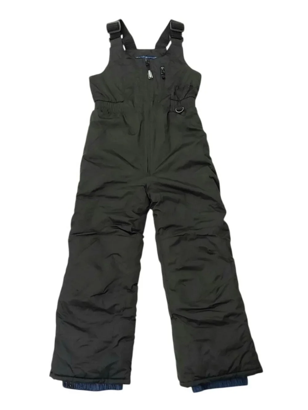 Snow Dragons Ski Bib Pants Kids 7 XL Black Insulated Waterproof Winter Overalls